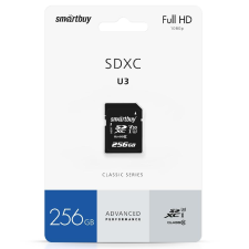 Карта памяти microSDXC 256Gb SmartBuy, Class10, с адаптером