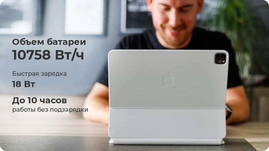 Apple iPad Pro 12.9 (2022) 128Gb Wi-Fi Серый космос