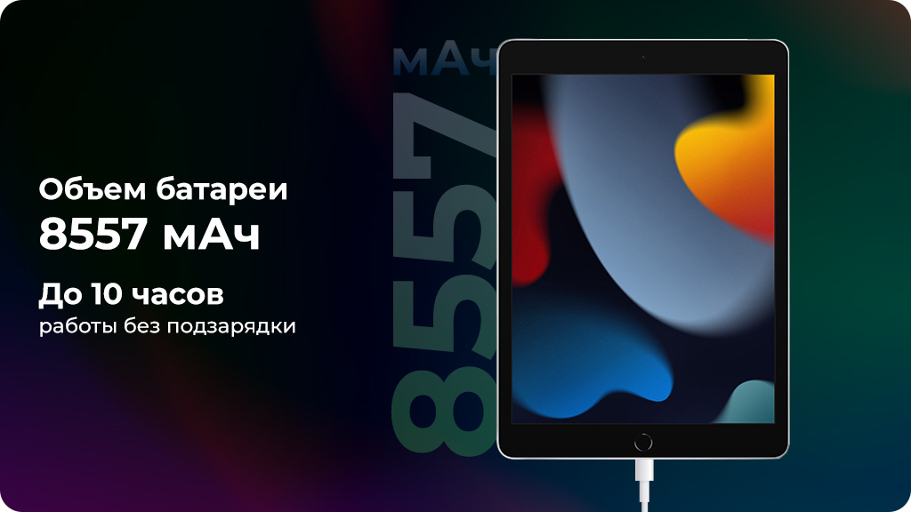 Apple iPad (2021) Wi-Fi 256Gb Серый