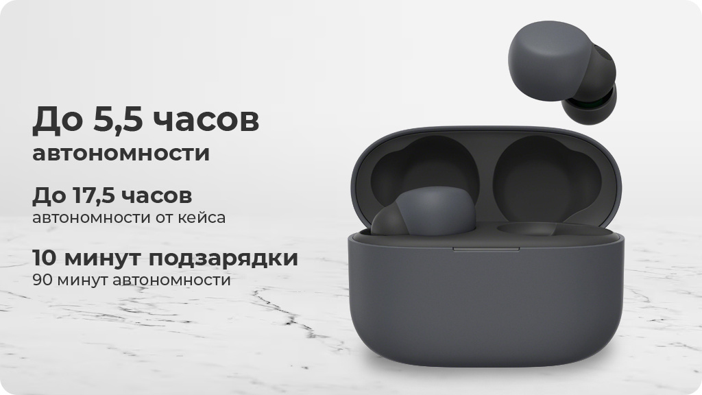 Беспроводные наушники Sony LinkBuds S, черный