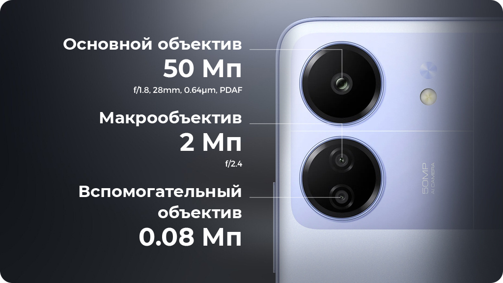 Xiaomi Poco C65 8/256Gb РСТ Фиолетовый