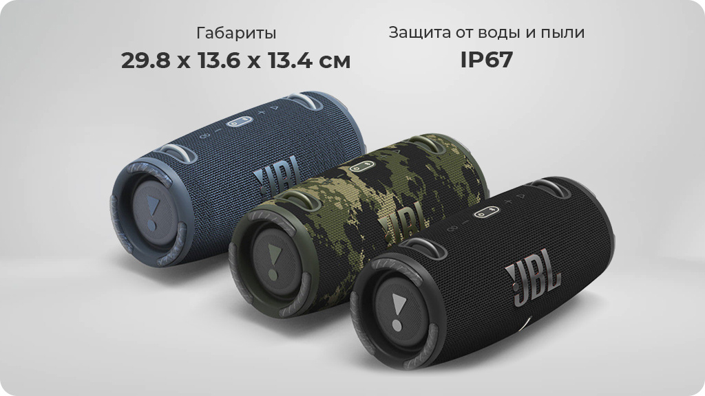 Портативная акустика JBL Xtreme 3, синий (Global Version)